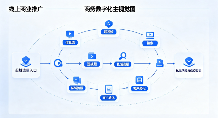 五华区线上商业推广怎么做？全域流量闭环搭建与低成本转化实战指南